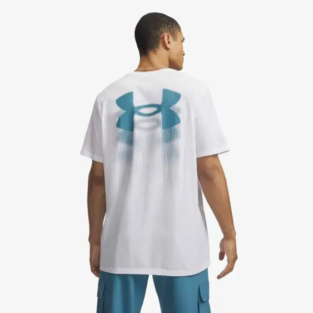 Under Armour Men's Blur Logo Shortsleeve T-Shirt Άσπρο 6009245-100 (Under Armour) - XLarge 2