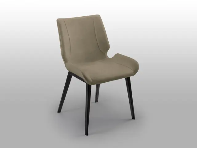Kiara 297257 καρέκλα μαύρο/μπεζ Μπεζ 2