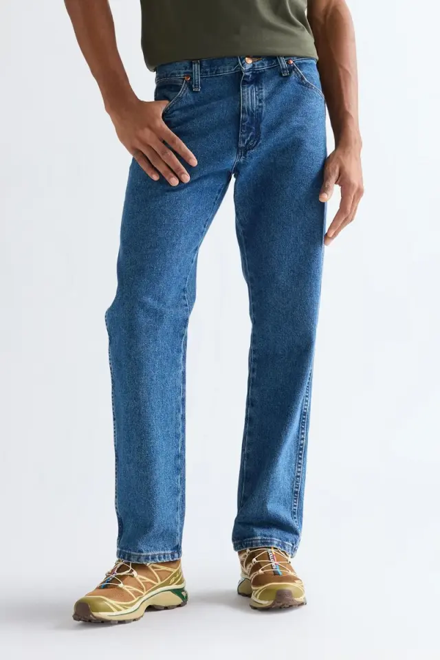 Wrangler Ανδρικό 13MWZ COWBOY CUT Τζιν Παντελόνι 112358496 – Stonewashed Blue - 31W 32L