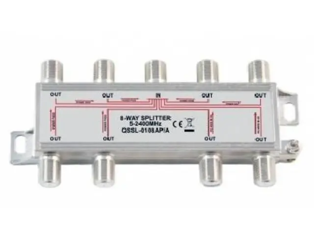 Διακλαδωτής Jager 1/8 QSPL8 Εσωτερικός, ΜεταλλικόςQSPL8