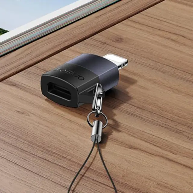 Yesido® - (GS30) OTG Μετατροπέας Micro-USB female σε Lightning male- Gray. 3