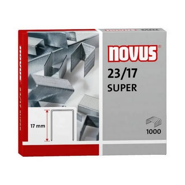 Σύρματα Συρραπτικού Novus 23/17 Super 1000 συρματάκια/τεμάχιο