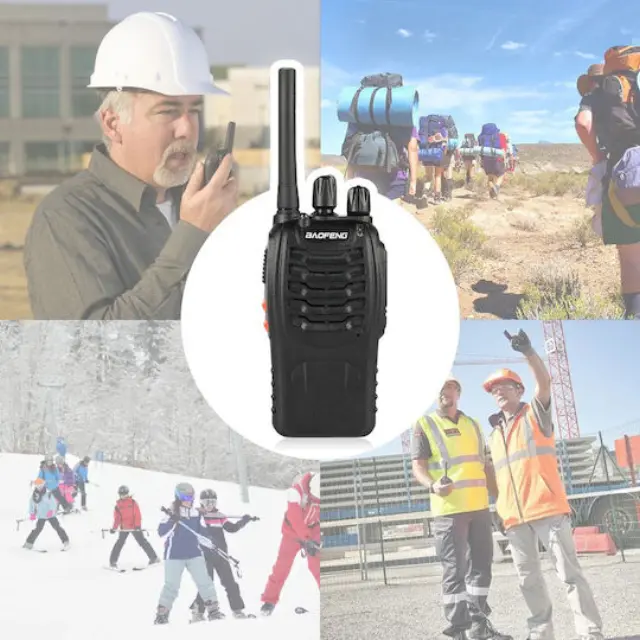 Baofeng BF-88E Wireless Transceiver PMR 0.5W without Screen Set of 2pcs 3