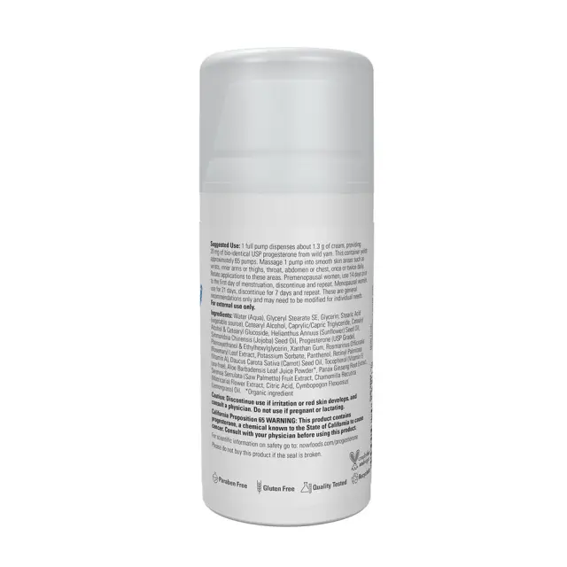 Now Foods Progesterone from Wild Yam Balancing Skin Cream 2