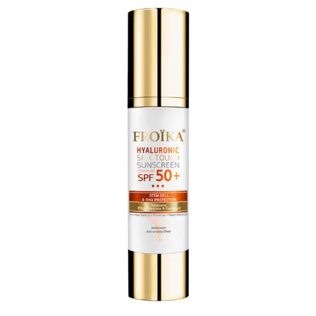 Froika Hyaluronic Silk Touch Suncare Cream SPF 50+, Αδιάβροχη Αντιηλιακή Κρέμα Προσώπου, με Αντιρυτιδικούς Παράγοντες, 50ml 2