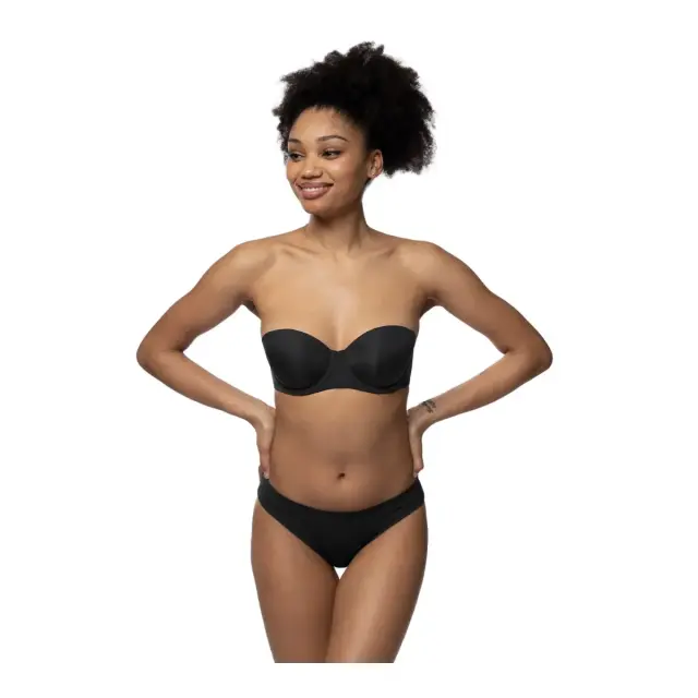 DORINA Γυναικείο Σουτιέν Strapless Michelle Eco Sweetheart, Χρώμα Μαύρο 3
