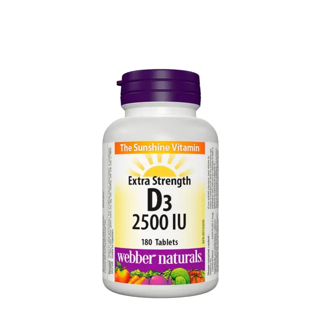 Webber Naturals Vitamin D3 2500 IU