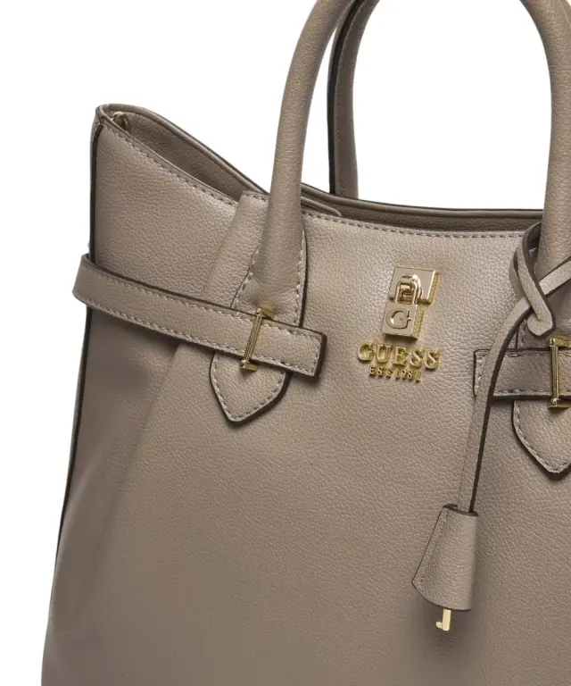 Guess - Γυναικεία Τσάντα Ώμου/Χειρός Yesba Saffiano HWBG7833070-DRT Καφέ 2