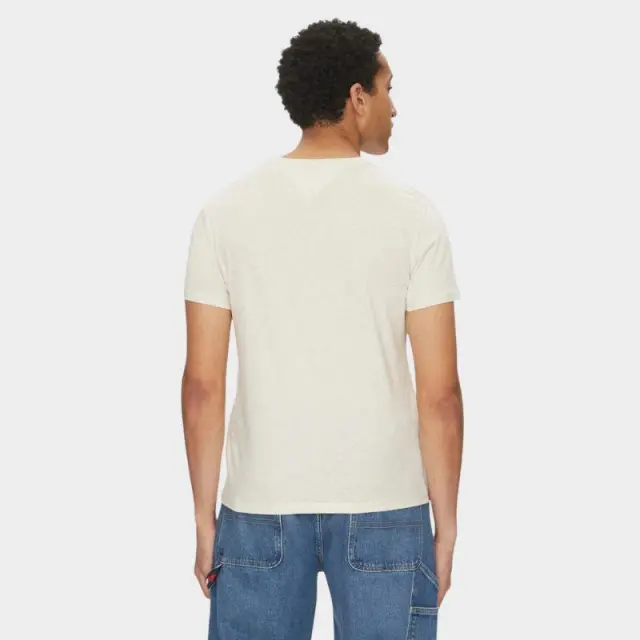 Tommy Hilfiger - Ανδρικό T-shirt Entry Graphic Tee Ext Slim Fit DM0DM20779-AE3 Μπεζ - S 3