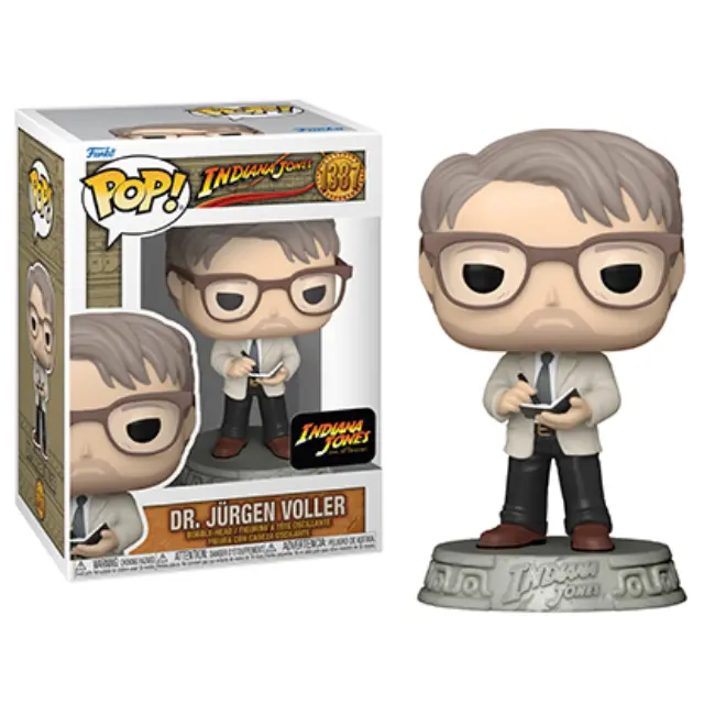 Funko Pop! Movies Disney: Indiana Jones - Dr. Jurgen Voller #1387 Vinyl Figure