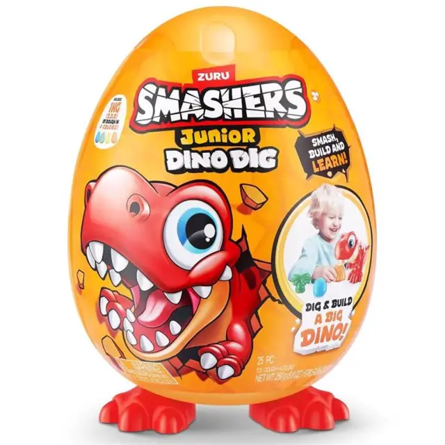 Smashers Junior S1 Dino Dig Μεγάλο Αυγό Δεινοσαύρου / T-ZUR-74115 (ZURU)