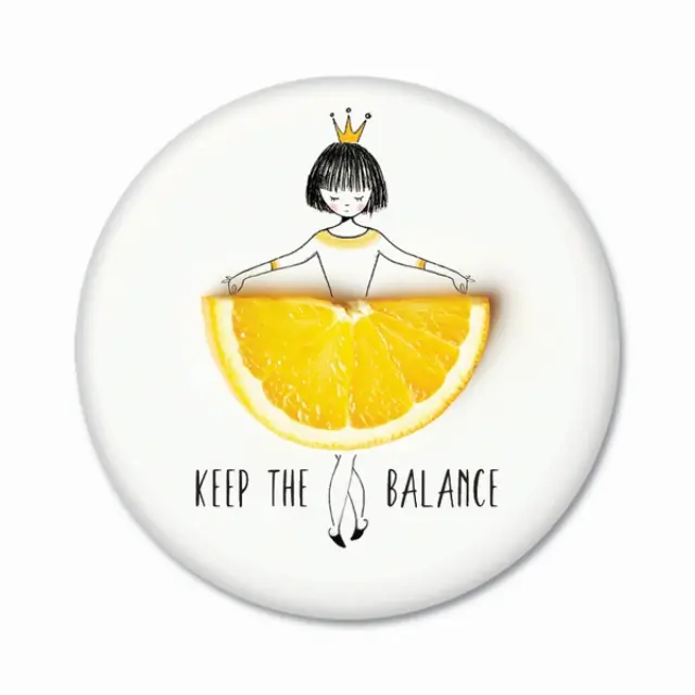 Thinkofme Μαγνητάκι μεγάλο (5,9cm): Keep the Balance