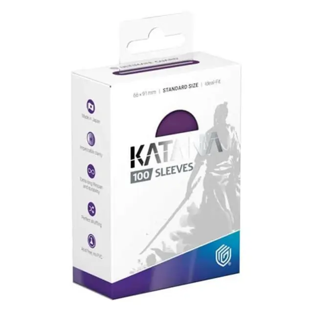 UGD011419 Ultimate Guard Katana Sleeves Standard Size (100) - Iris Bloom