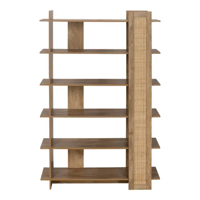 Βιβλιοθήκη Oslo pakoworld sonoma 100x32x146.5εκ 3