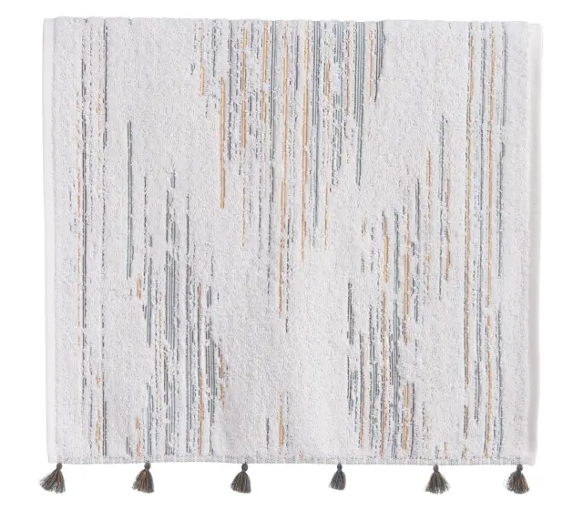 ΠΕΤΣΕΤΑ ΠΡΟΣΩΠΟΥ HALFWAY 50X90 ECRU/GREEN NEF NEF 2
