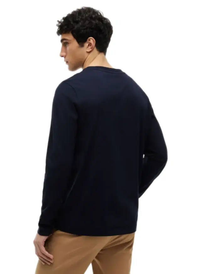 TommyHilfiger ανδρική μονόχρωμη μπλούζα MW0MW43225-2 2