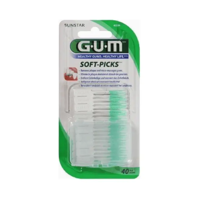 Gum Μεσοδόντια βουρτσάκια Soft Picks EXTRA LARGE x40τμχ (636)