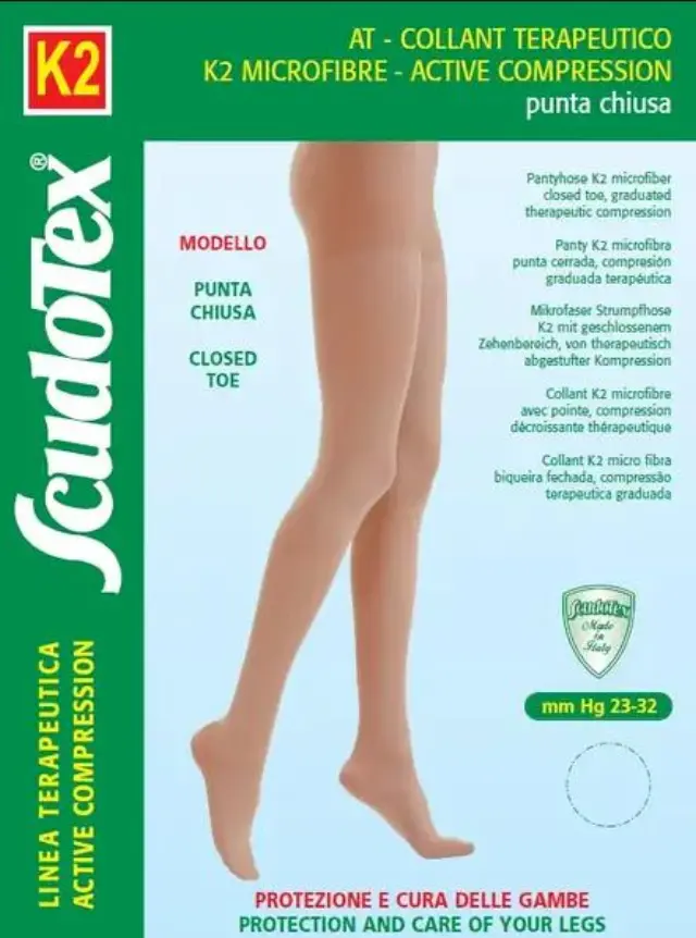 Scudotex 445 Καλσόν Διαβαθμισμένης Συμπίεσης 23-32 mmHg Beige - Medium