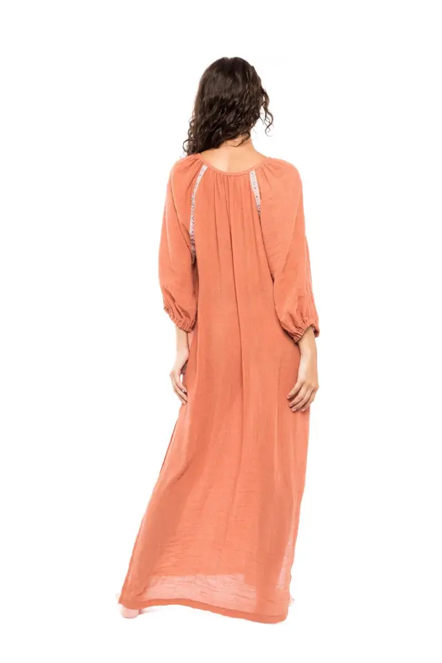 B270 - Yellow - BEACHWEAR CREPE BOHO 3