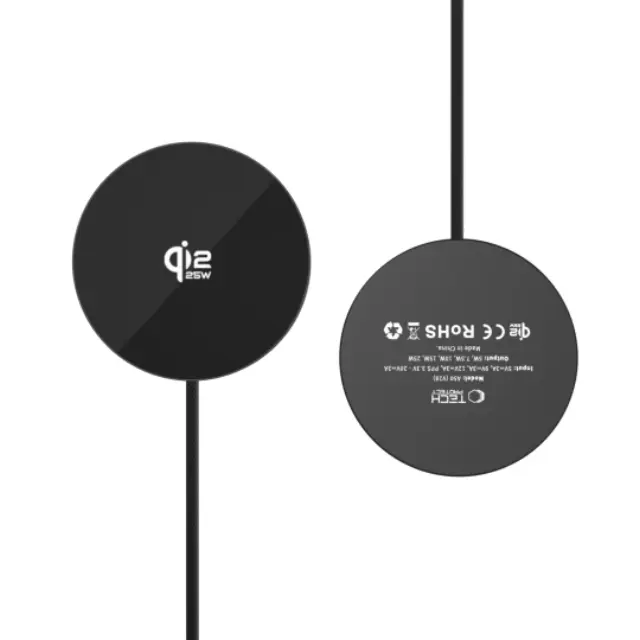 Tech-protect A50 Magnetic Magsafe Wireless Charger 25w Qi2.2 Black 2