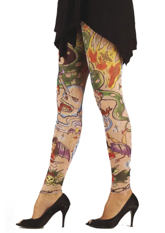 Αποκριάτικο Αξεσουάρ Καλσόν με Τατουάζ (Fun Fashion) (F-70929)