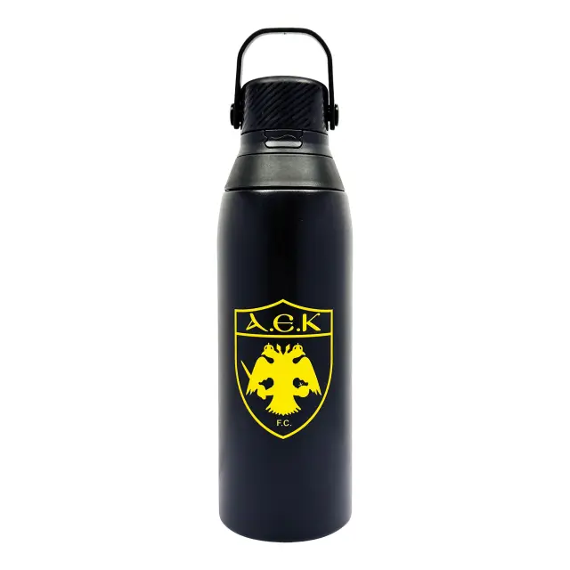 BMU Sports Ανοξείδωτο Μπουκάλι Θερμός 700ml / Double Wall Thermos Bottle: ΑΕΚ