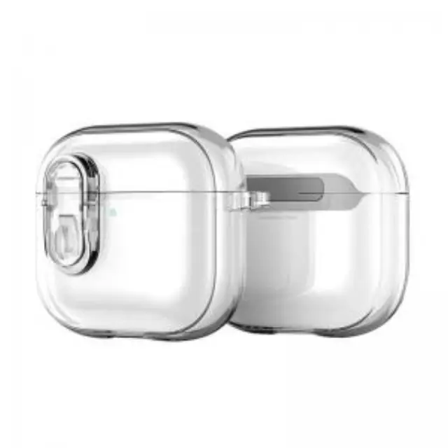Θήκη TPU & PC Dux Ducis Apple AirPods 4 με Γάντζο PECL Διάφανο N66663 2