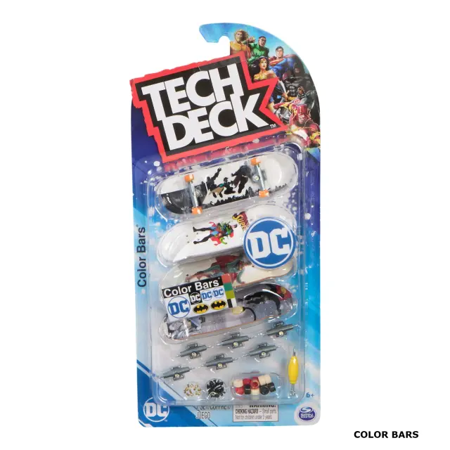 TECH DECK Fingerboard 4 Pack με Ανταλλακτικά