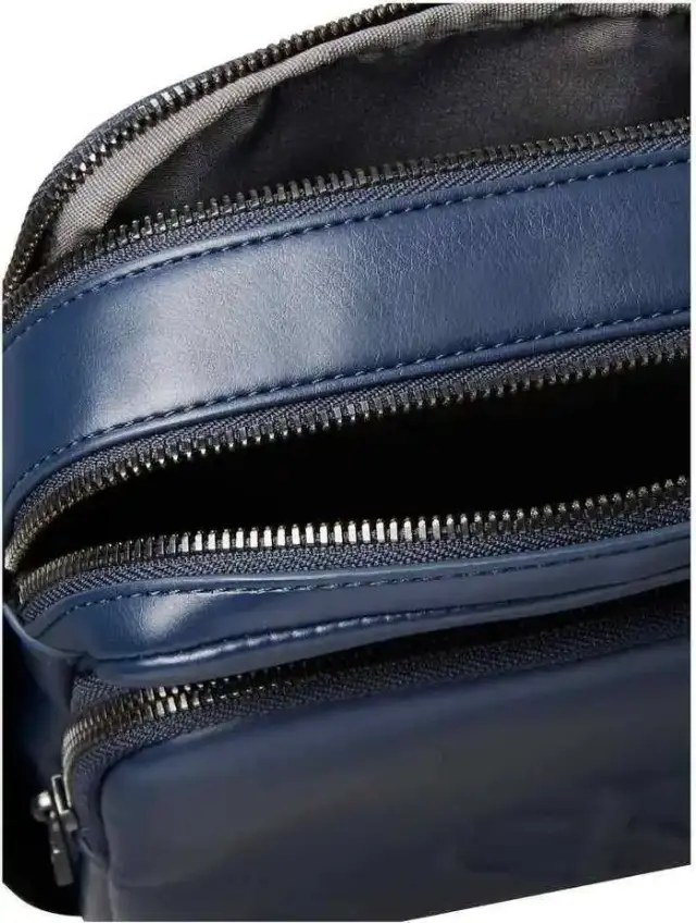 Calvin Klein Ανδρικό Μικρό Τσαντάκι Bold Ck Pocket Reporter Μπλε 3