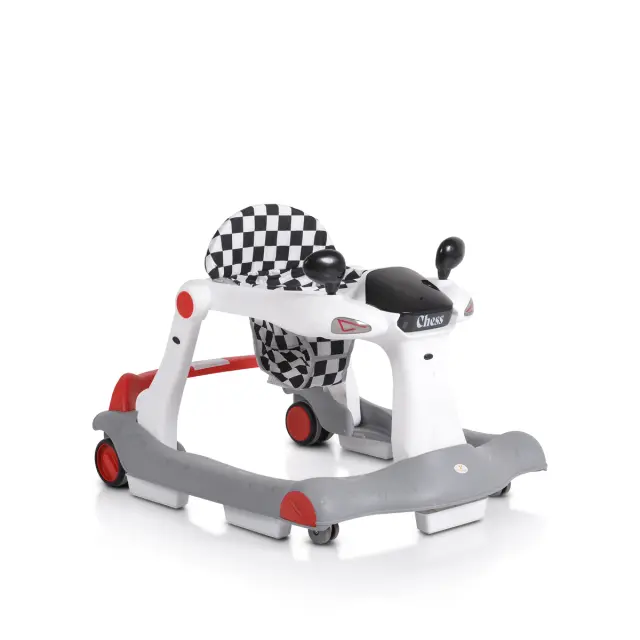 CANGAROO - Baby walker Chess 2 in 1 red - 3800146244101