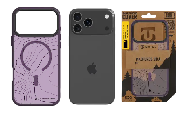 Tactical MagForce Hyperstealth Sika Cover for Apple iPhone 18 Pro Max/17 Pro Max Burgundy Smoke 3