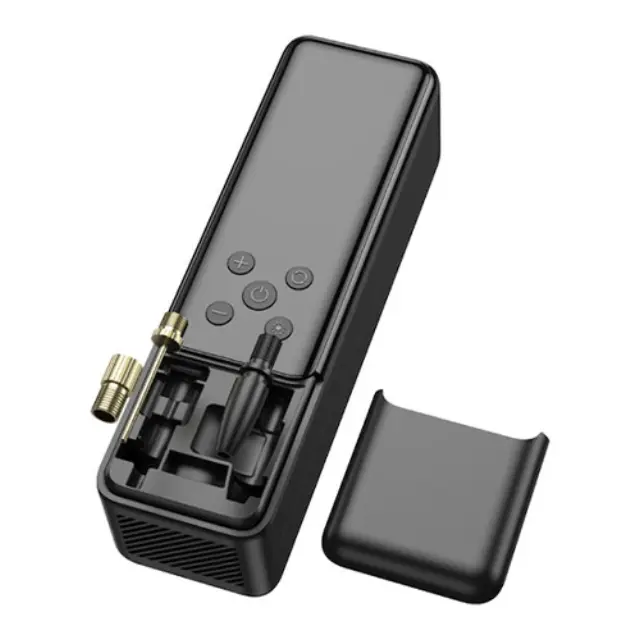 Smart Air Pump Hoco ZP5 May 3.5 bar Πίεση Αέρα με 4 Τρόπους Λειτουργίας Led Ένδειξη και Φακό 3μ Καλώδιο Μαύρο Herbolive 3