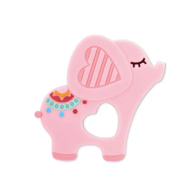 Lorelli Κρίκος Οδοντοφυϊας Elephant Lucky Pink 10210830002