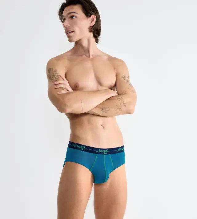 Sloggi Men Start Midi Σλιπ Ανδρικά Έντονο Μπλε 2-Pack