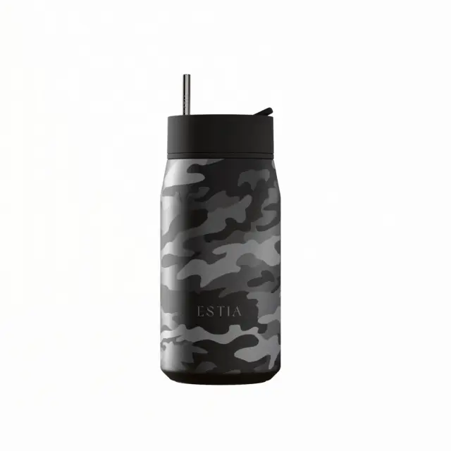 ΘΕΡΜΟΣ ΚΑΦΕ ESTIA LENS SAVE THE AEGEAN 360ml DARK CAMO