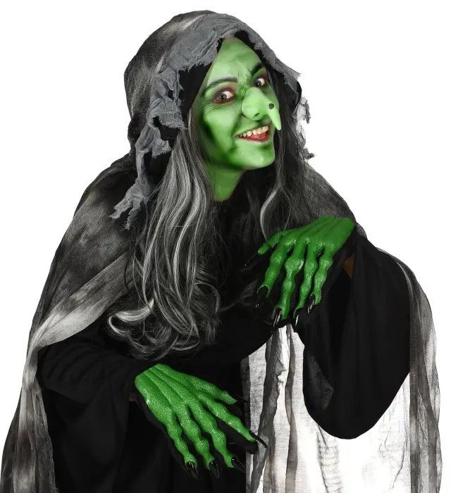 Αποκριάτικο Αξεσουάρ Γάντια Green Devil 3D (Widmann) (W-8405W) 2