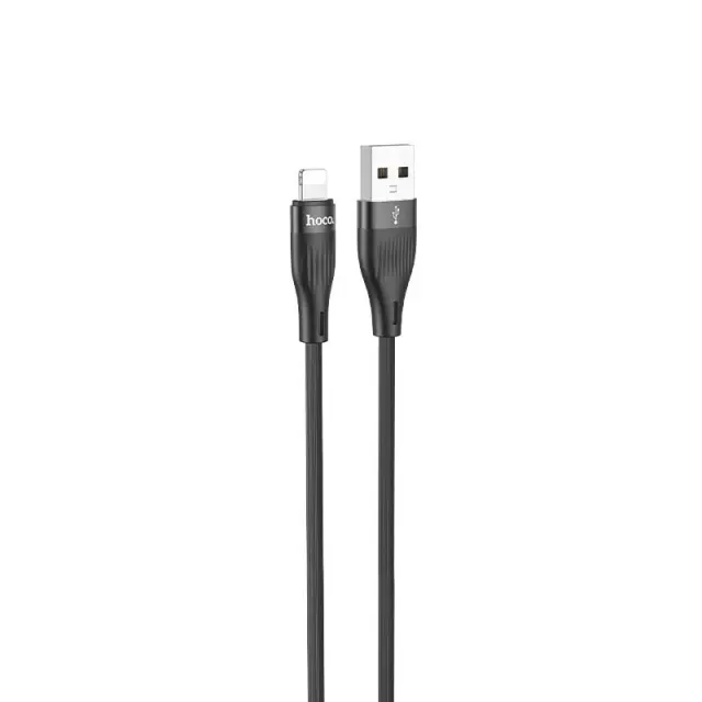 Καλώδιο Hoco. DU45 Sturdy USB-A σε Lightning 3A Μαύρο 1m 3