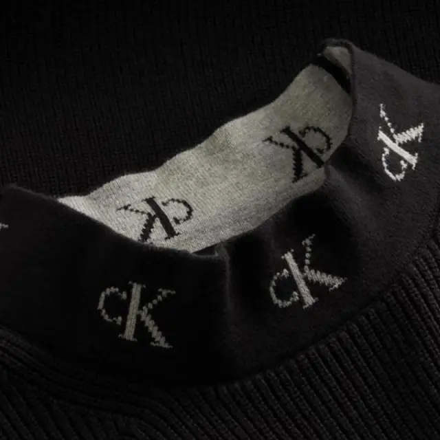 Πουλόβερ Μακρυμάνικο Calvin Klein J30J322459-BEH Μαύρο - XL 2