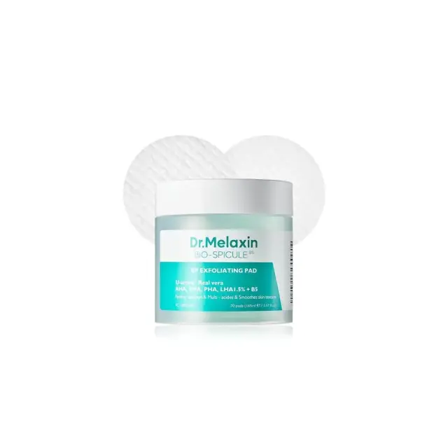 Dr.Melaxin BP Pore Exfoliating Pad Επιθέματα Προσώπου Διπλής Όψης για Πόρους, Σμήγμα και Νεκρά Κύτταρα, 165 ml - 70pads