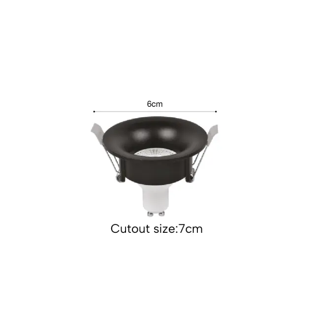Inlight Downlight σποτ GU10 σε λευκή απόχρωση (X00340W) 2