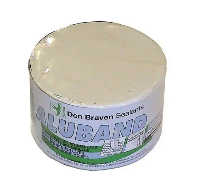 Bostik Den Braven Aluband - Ασφαλτική Ταινία με Επικάλυψη Αλουμινίου Κεραμιδί 10cmx10m (20042500)