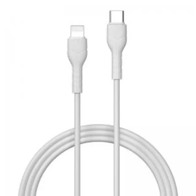 Καλώδιο Σύνδεσης USB 2.0 Devia EC150 USB C σε Lightning PD 27W 1m Kintone Λευκό N63850 2