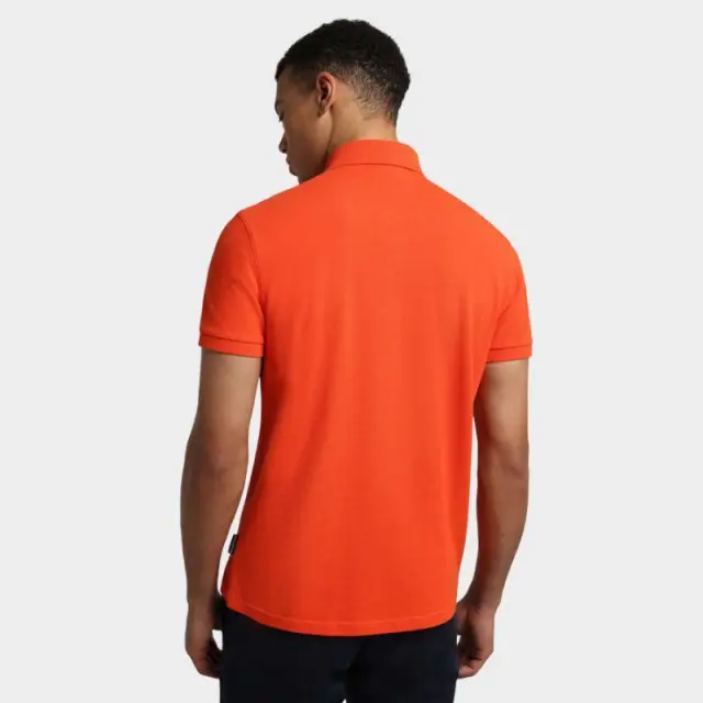 Napapijri - Ανδρικό T-shirt Polo Ealis SS Regular Fit NP0A4H8B-A62 Πορτοκαλί - M 2