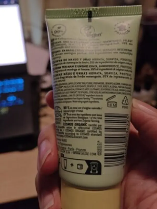 Nuxe Sweet Lemon Ενυδατική Κρέμα Χεριών και Νυχιών 50ml 2
