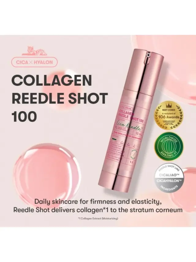VT Cosmetics Collagen Reedle Shot 100 Serum 50ml για Σύσφιξη και Ενυδάτωση 2