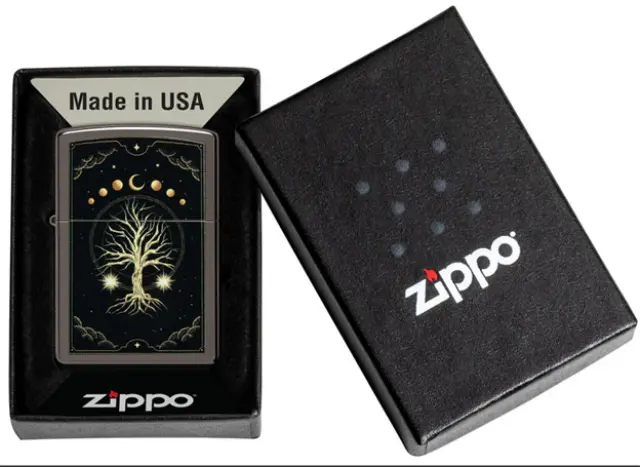 ZIPPO Αναπτήρας - Mystic Nature Black Ice (48636) 3