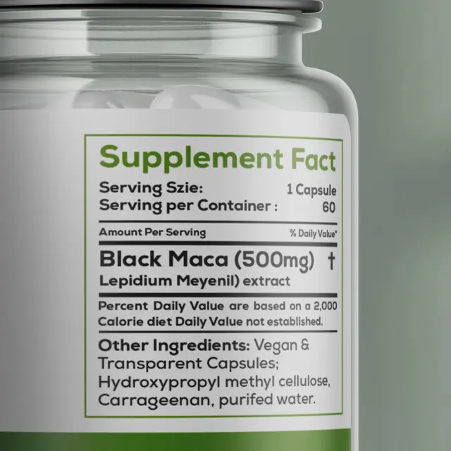 Oly Black Maca 500 mg 2