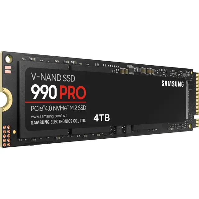 Samsung Δίσκος SSD 990 PRO 4TB M.2 NVMe PCI Express 4.0 (MZ-V9P4T0BW)