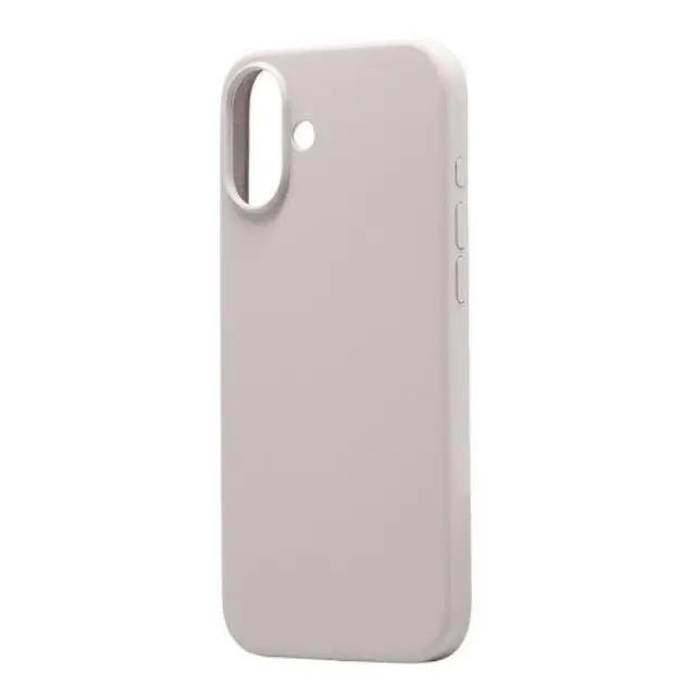 Θήκη Liquid Silicon inos Apple iPhone 16 Plus 5G Velvet Ανοιχτό Γκρι N66018