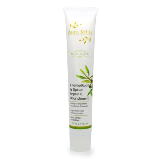 Φυσική κρέμα χεριών 50ml Aura Kritis
